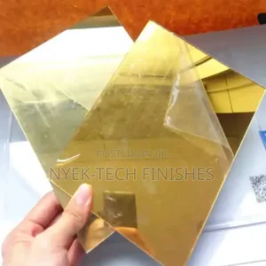 Mirror Gold Silver Arcylic/ Perspex Plexiglass Plastic