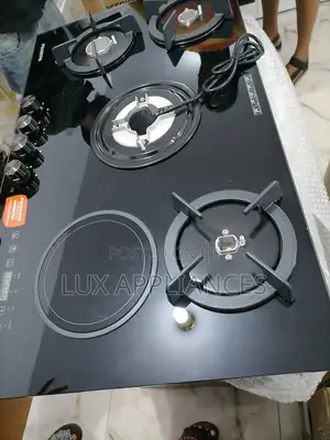 Kitchen Friendly Polystar 4 Gas Burner + 1 Electric Inverter
