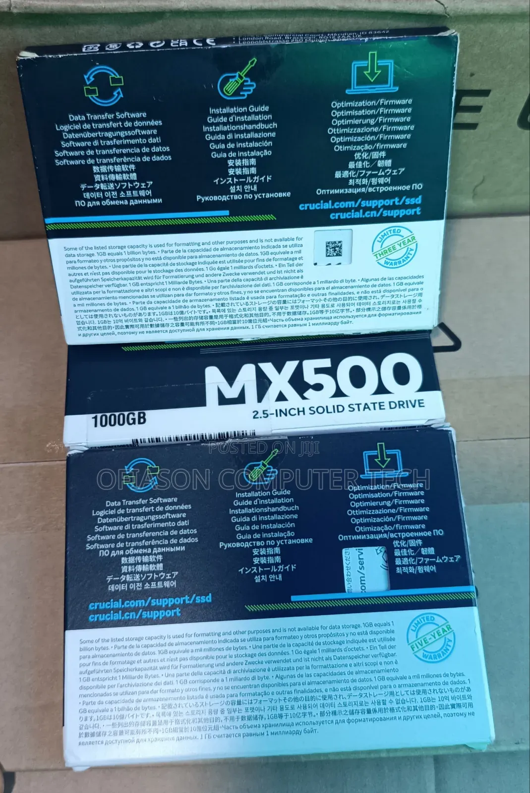 Crucial Mx500 SSD 1tb Sata