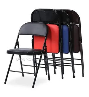 Quality Soft Leather Foldable Chair in Colors