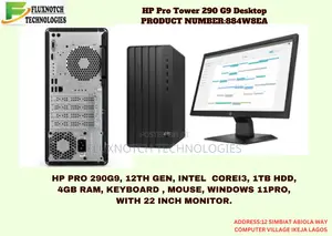 New Desktop Computer HP 290 G9 4GB Intel Core i3 HDD 1T