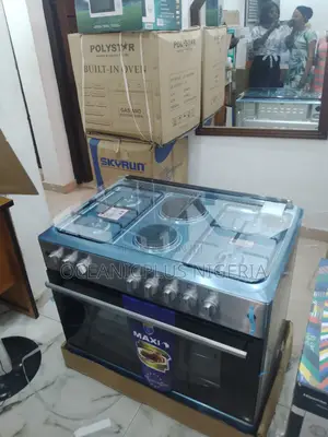 Custmoer Choice-Maxi 4gasburner=2electric Cooker