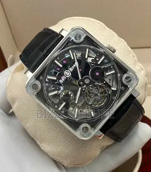 Original Bells and Ross Mechanical Leather Watch in Store