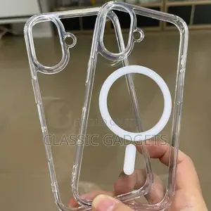 Crystal Clear Magsafe Case for iPhone 16 Plus and 16