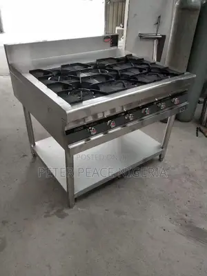 6 Burners Industrial Cooker Kitchen AID