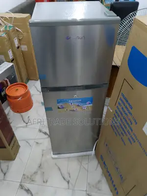 Skyrun 138 Liters Double Door Fridge- Temp Control