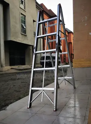 5 Steps Double Sided Magic Foldable Aluminum Ladder