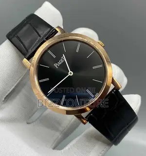 Original Audemars Piquet Black Leather Strap Watch in Store