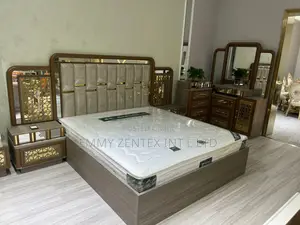 Original Bed Set,Dressing Mirror,Side Drawer and Wall Drop