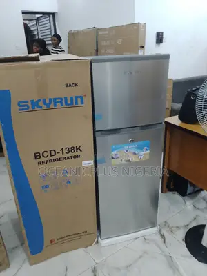 Fast Cooling -138l Skyrun Double Door Refrigerator