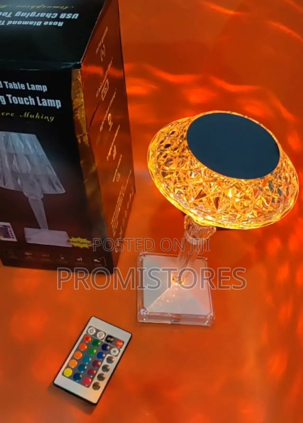 USB Crystal Diamond Table Lamp