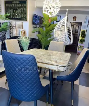 Executive 4 Seater Marble Dining Table