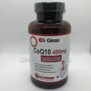 GINAX Coenzyme Q10 Capsules With PQQ and Omega-3