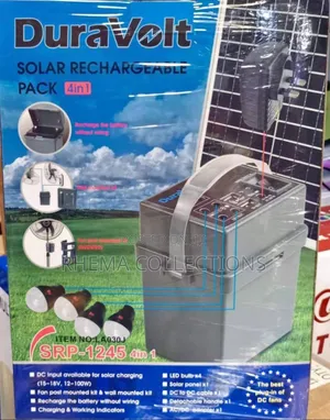 4in1 Duravolt Solar Rechargeable Panel
