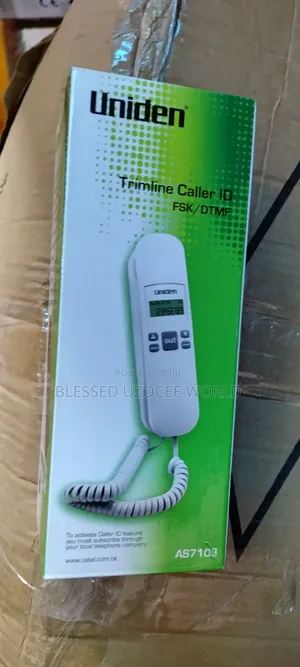 Uniden AS7103 Display Trimline Caller ID Corded Wall Phone