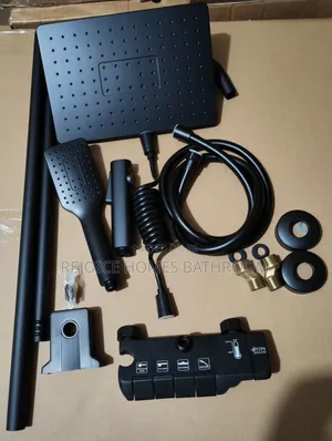 Black Quality Standing Piano Shower Mixer