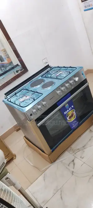 Maxi 60X90 (4+2) Burner Gas Cooker INOX- Up Down Burner