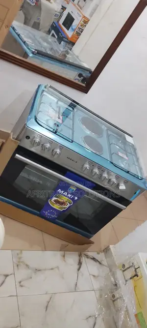 Maxi 60X90 Effective 4gas Burners + 2 Electric Plates Cooker