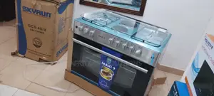 Maxi 4+2 Gas Cooker With Electric Plates- Knob Control