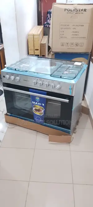 Maxi 4+2 Gas Cooker With Electric Plates + Oven