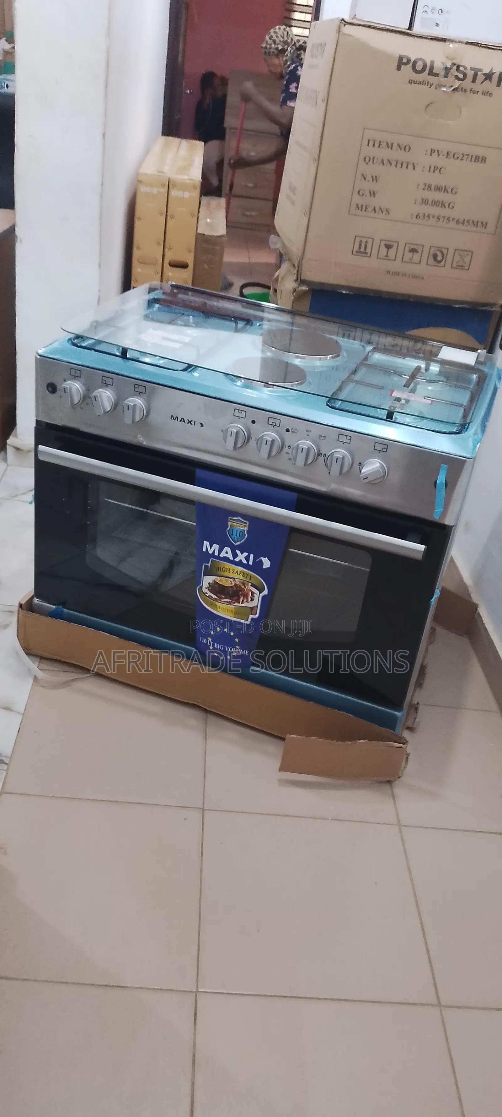 Maxi 4+2 Gas Cooker With Electric Plates- Durability Check