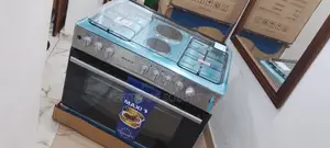 Maxi 90 by 60 Auto-Ignition Standing Cooker Inox