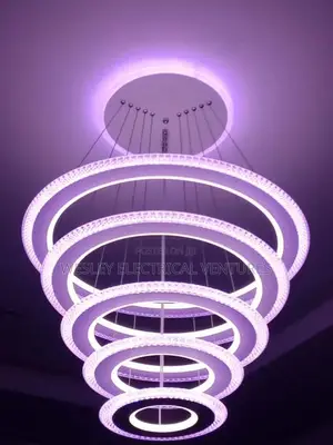 5 Steps Long Chandelier Light Palor
