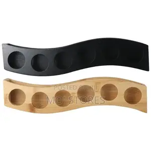 6 Slot Wooden Shot Glass Holder