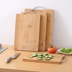 Quality Wooden Chopping Board With Metal Handle