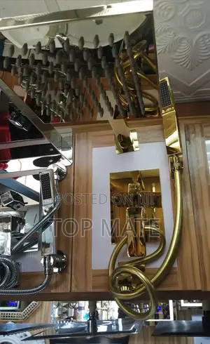 5 Ways Anti Rust Golden Conduit Shower Mixer D088