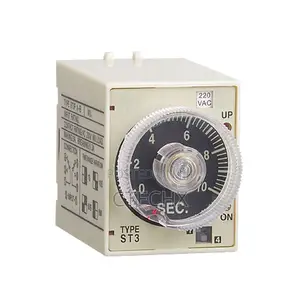 ST3P a-B AC220V 1 Second to 6 Minutes Timer Delay Relay