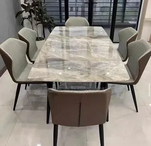 Marble Dining Table With Six Chairs