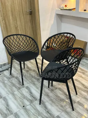 Dining Chair in Basket Weave Style .