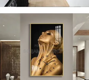 Big Led Artistic Picture Frame With Clock