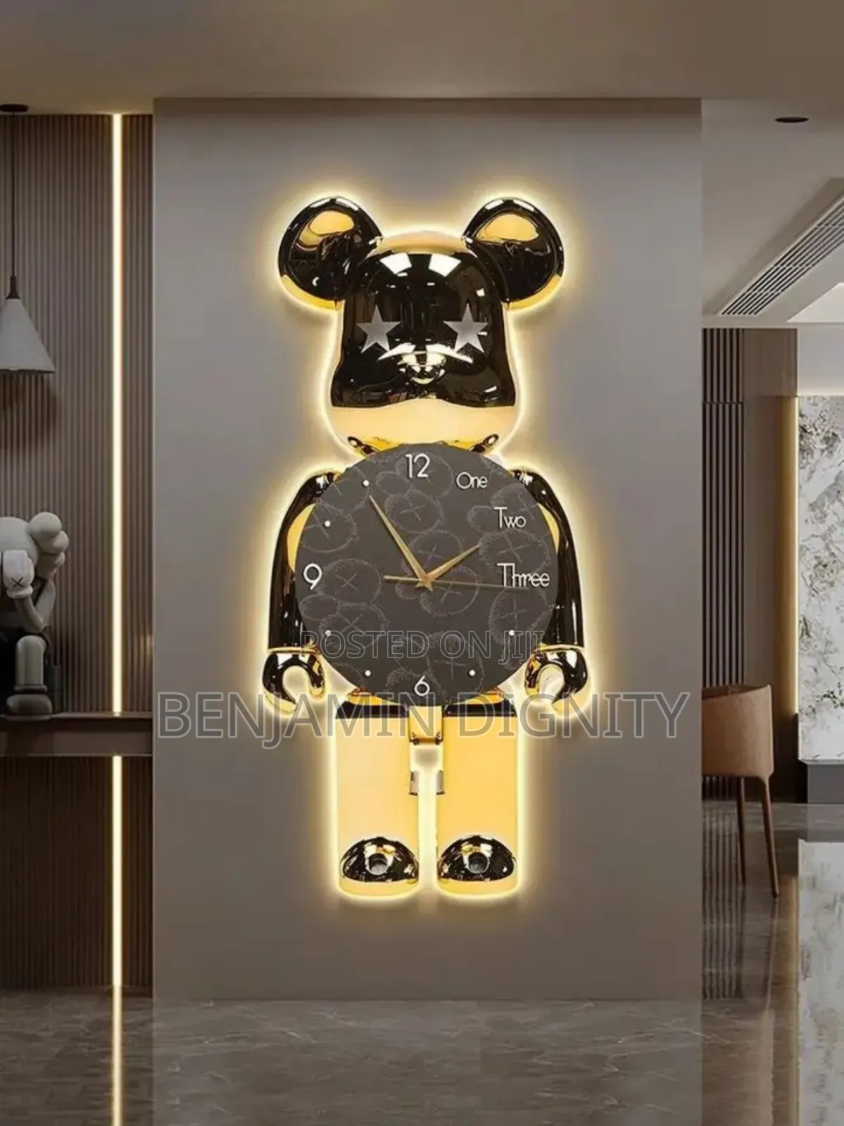 Big Led Artistic Picture Frame With Clock