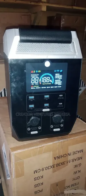 Solar Generator 2000W, Lithium Battery Wi-Fi/Bluetooth, USB
