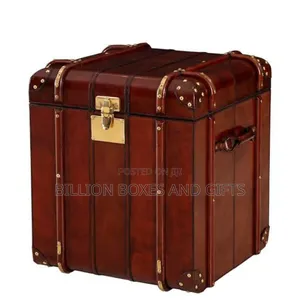 Very Large Luxury Leather Gift Trunk