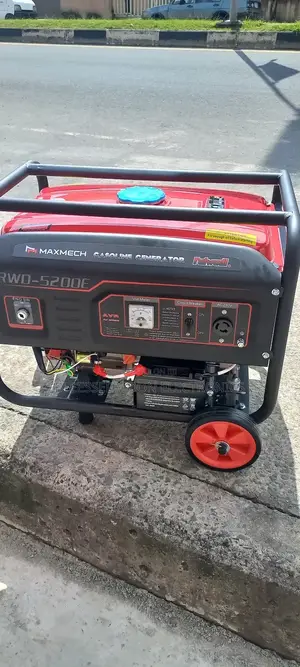 Maxmech Super Heavy Duty Petrol Generator 5.5kva Cooper Coil
