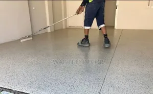 Flakes Epoxy Flooring Floor