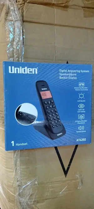 Uniden AT4202 Display Trimline Calle ID Cordless Table Phone
