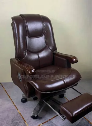 Executive Recliner Office Chair With Footrest And Massage