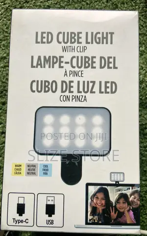 Led Cube Light With Clip