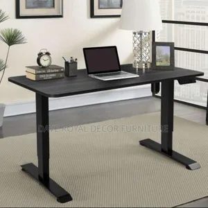 Classic Black Adjustable Office Table.