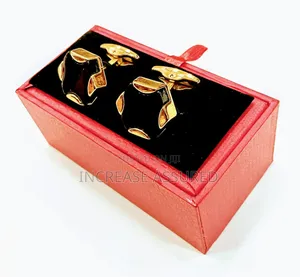Pure Gold and Silver Cufflinks