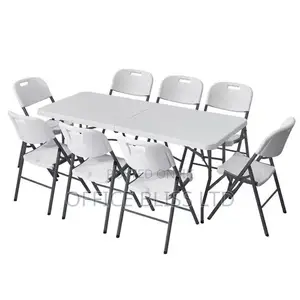 Outdoor Foldable Chair and Table (8 Seater)