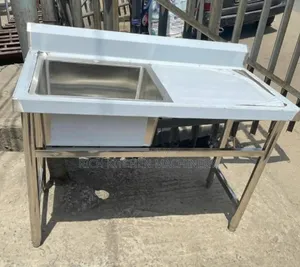 Stainless Single Sink With Side