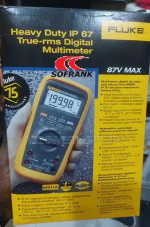Heavy Duty IP 57true RMS Digital Fluke Multimeter