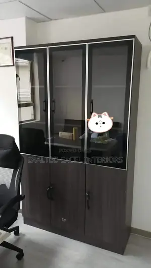 A Quality Unique Imported 3 Door Book Shelf