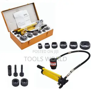 1/2 Inch to 2 Inch Hydraulic Knockout Punch Driver Tool Kit