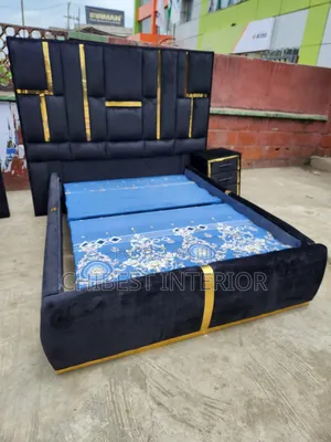 Four and Half by 6 Bed Set With Its Bed Side